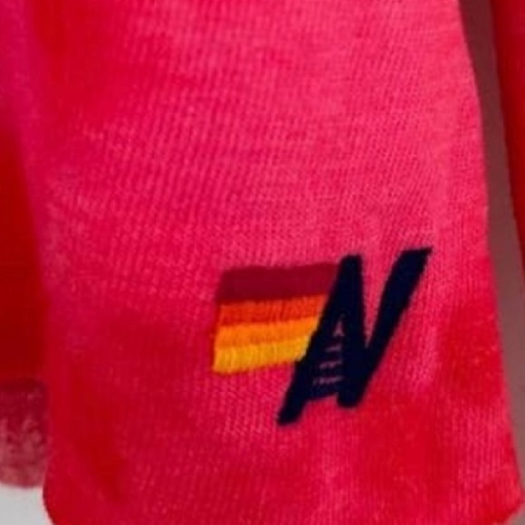 AVIATOR NATION Women’s Pink Hand Tie Dyed Cropped Hoodie/Sweatshirt/Pullover 🩷 - Picture 9 of 13